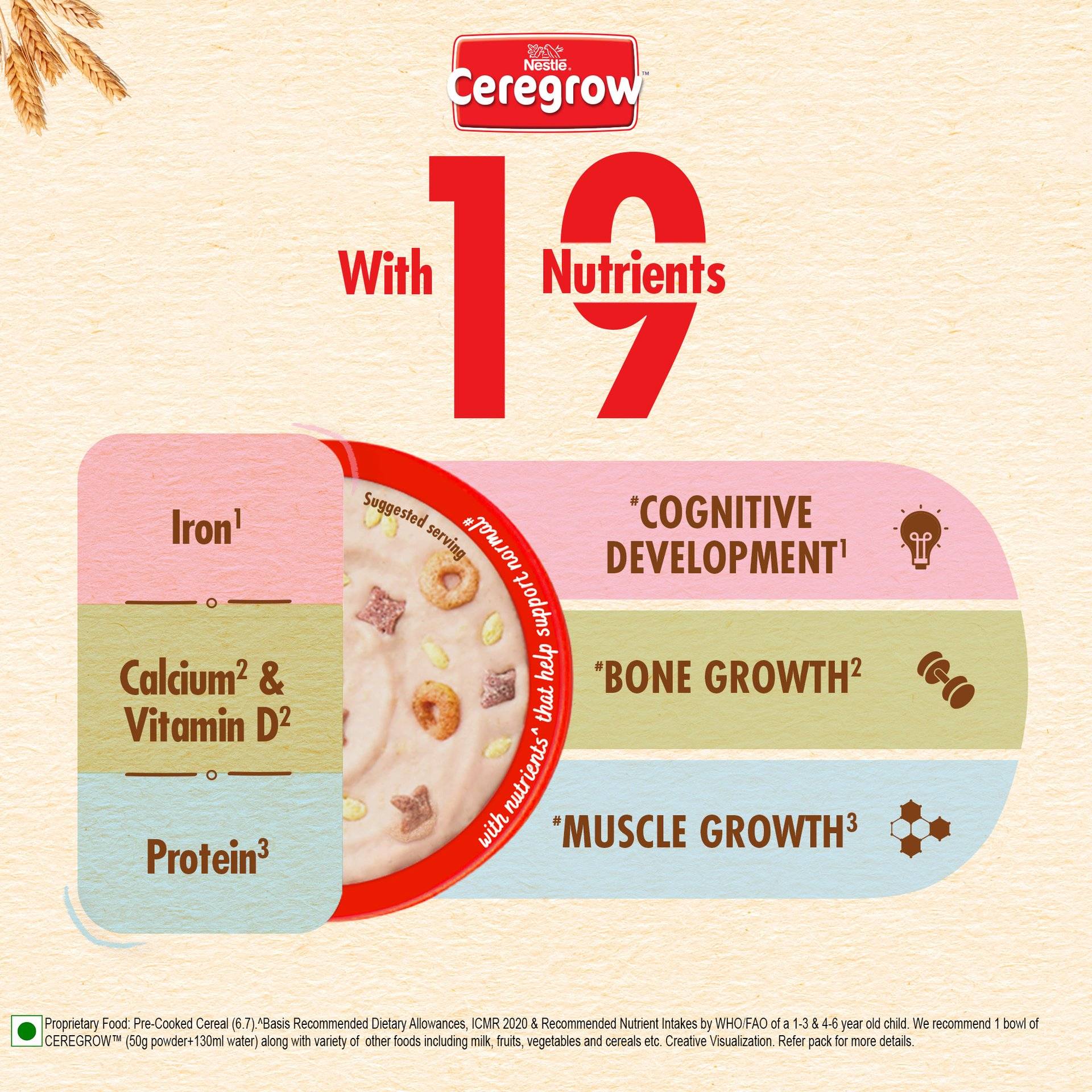 Ceregrow Growing Up Multigrain Cereal with Milk & Fruits 300g x 2 - Image 4